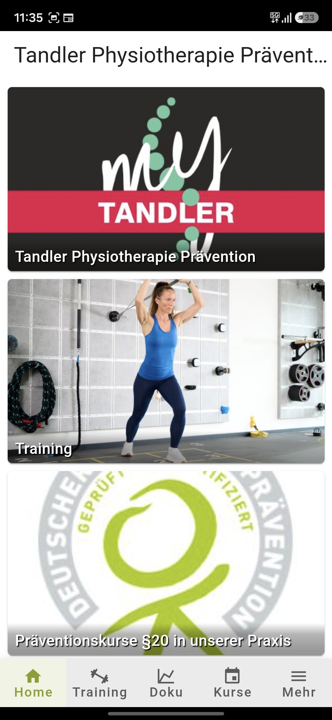 myTandler App Screenshot